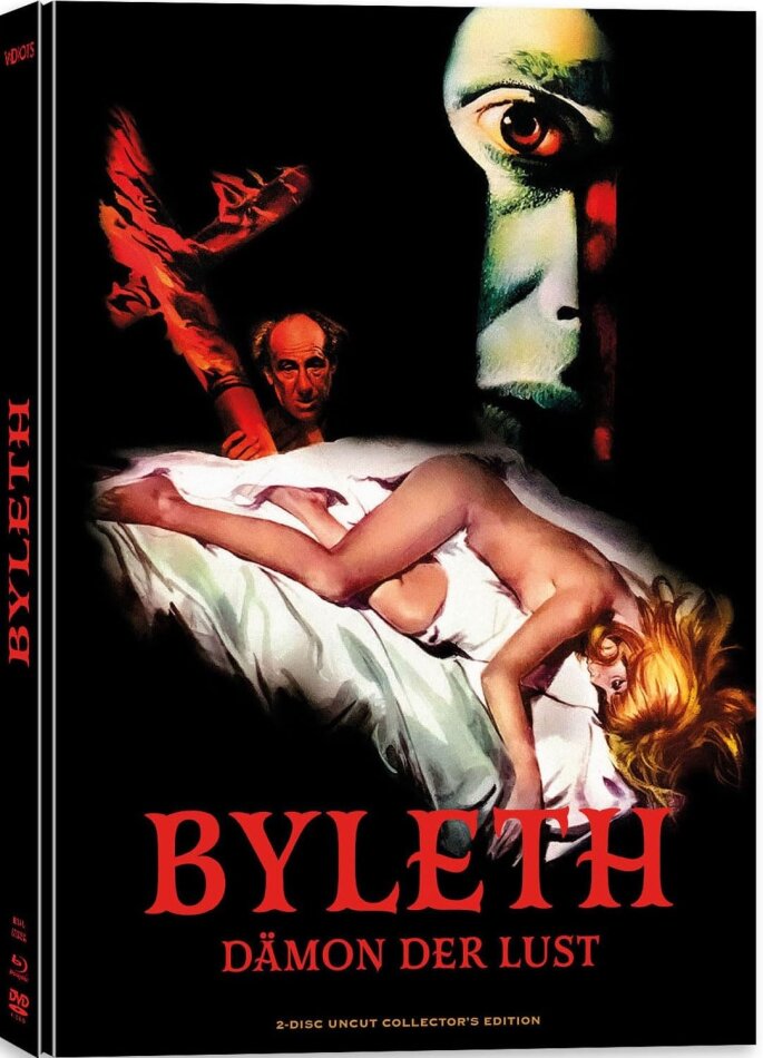 Byleth - Dämon der Lust (1972) Cover B, Limited Collector's Edition, Mediabook, Uncut, Blu-ray + DVD