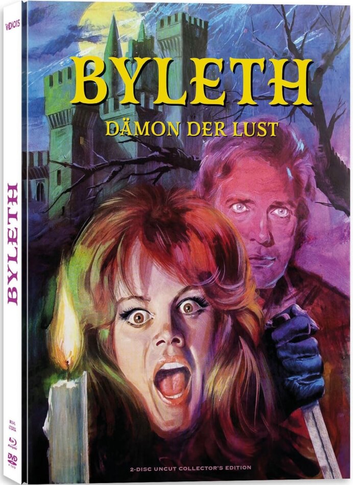 Byleth - Dämon der Lust (1972) Cover C, Limited Collector's Edition, Mediabook, Uncut, Blu-ray + DVD