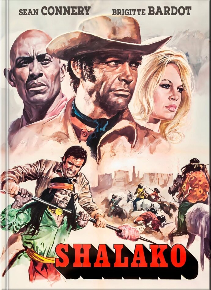Shalako (1968) Cover C, Limited Edition, Mediabook, Blu-ray + DVD