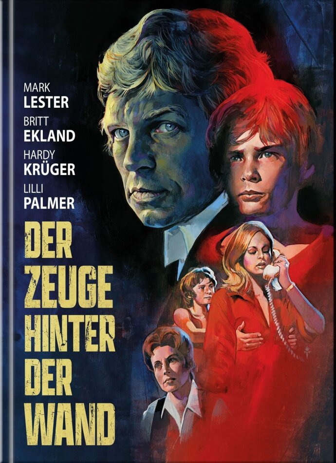 Der Zeuge hinter der Wand (1972) Cover B, Limited Edition, Mediabook, Blu-ray + DVD