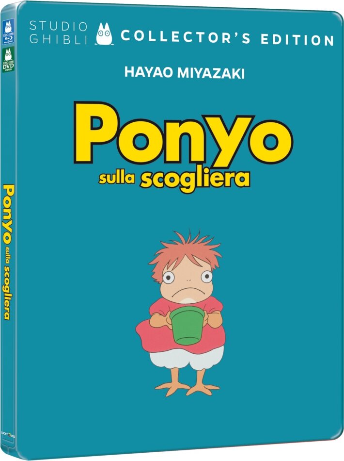 Ponyo sulla scogliera (2008) Limited Collector's Edition, Steelbook, Blu-ray + DVD