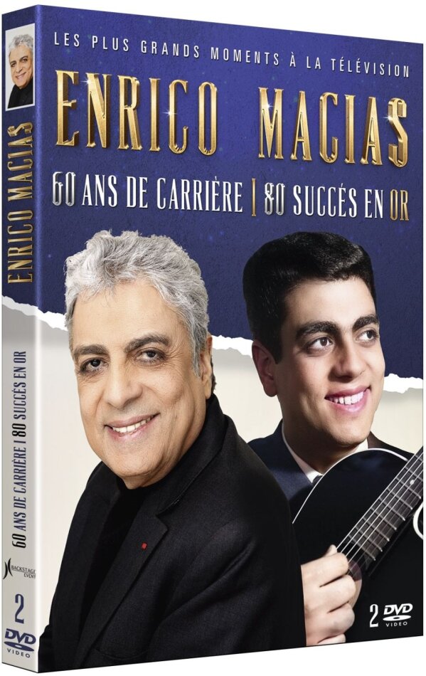 Enrico Macias - 60 ans de carrière, 80 succès en or 2 DVDs