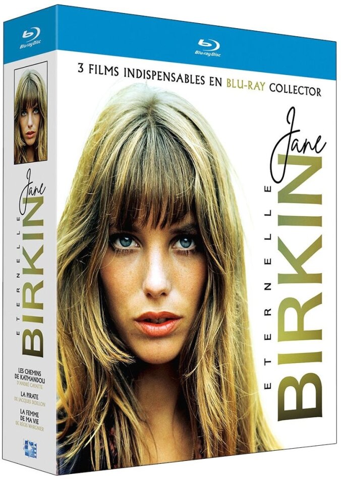 Éternelle Jane Birkin - Les chemins de Katmandou / La Pirate / La femme de ma vie 3 Blu-rays