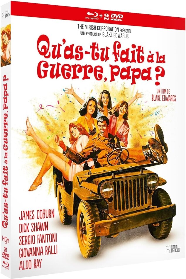 Qu'as-tu fait à la guerre, papa ? (1966) Blu-ray + 2 DVD