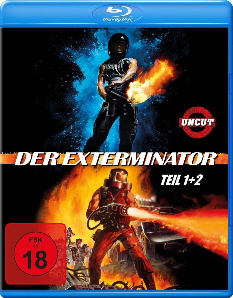 The Exterminator 1 & 2 Uncut, 2 Blu-rays