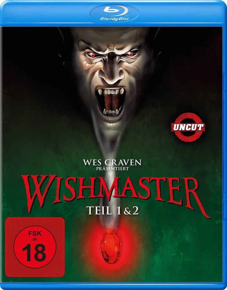 Wishmaster 1 & 2 Uncut, 2 Blu-rays