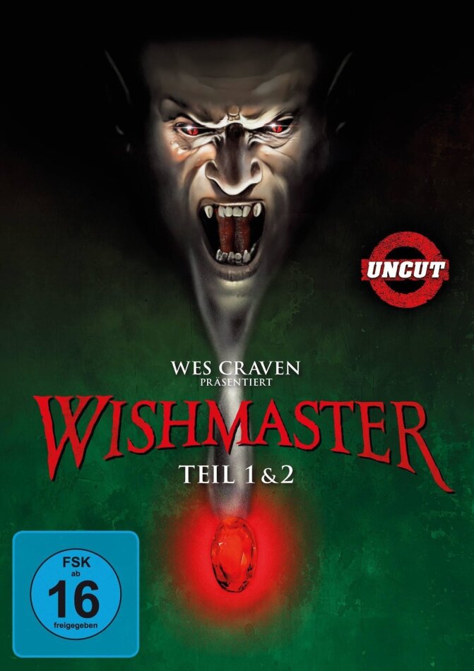 Wishmaster 1 & 2 Uncut, 2 DVDs