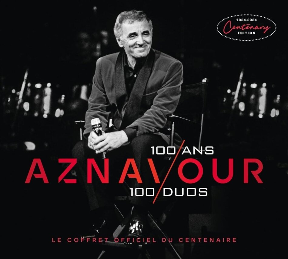 Charles Aznavour - 100 Ans,100 Duos Centenary Edition, 5 CDs