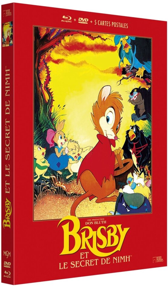 Brisby et le secret de Nimh (1982) + Postcards, Limited Edition, Blu-ray + DVD