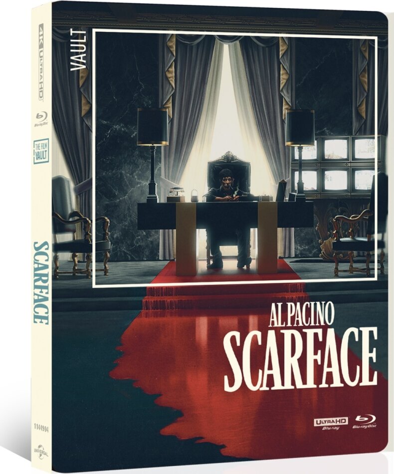 Scarface (1983) The Film Vault Range, Limited Edition, Steelbook, 4K Ultra HD + Blu-ray
