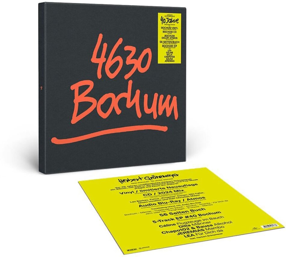 Herbert Grönemeyer - Bochum 2024 Reissue, Fanbox, Vertigo Berlin, 40th Anniversary Edition, LP + 2 CDs + Blu-ray