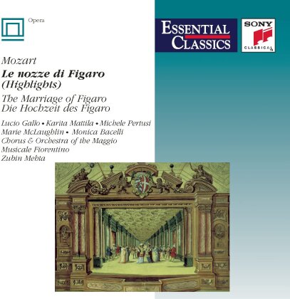 Wolfgang Amadeus Mozart (1756-1791), Zubin Mehta, Lucio Gallo, Karita Mattila, &hellip; - Le Nozze Di Figaro (Highlights)