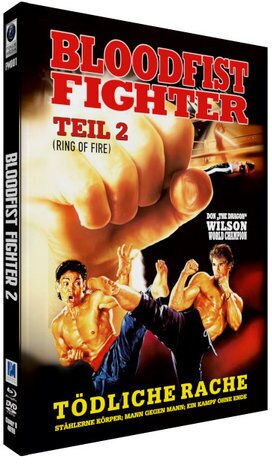 Bloodfist Fighter 2 (1991) Cover B, Limited Edition, Mediabook, Blu-ray + DVD