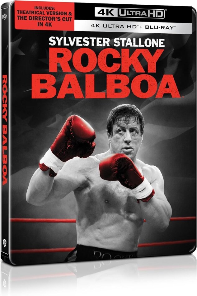 Rocky Balboa (2006) Director's Cut, Kinoversion, Limited Edition, Steelbook, 4K Ultra HD + Blu-ray
