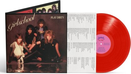 Girlschool - Play Dirty (2024 Reissue, Red Vinyl, LP)