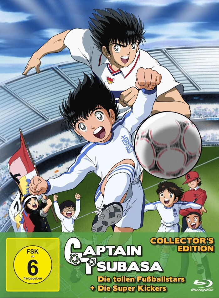 Captain Tsubasa - Die tollen Fussballstars + Die Super Kickers Collector's Edition, 20 Blu-rays
