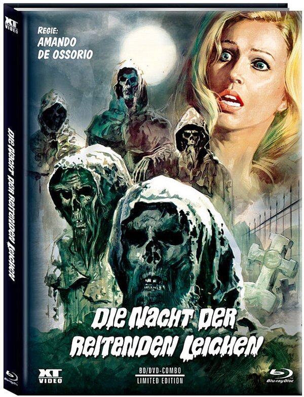 Die Nacht der reitenden Leichen (1972) Cover C, Limited Edition, Mediabook, Blu-ray + DVD