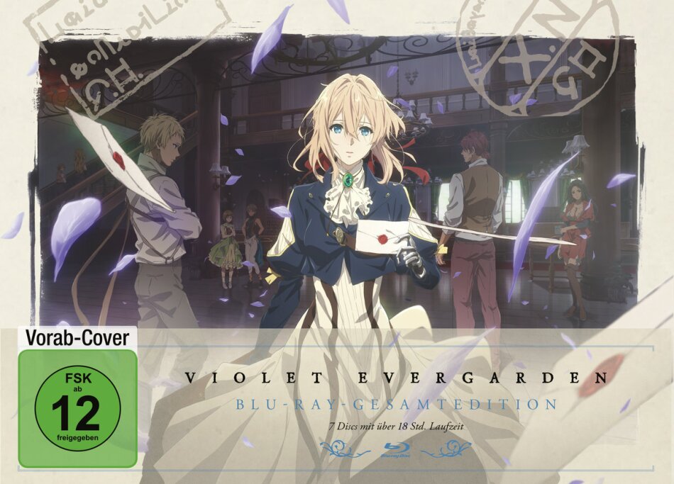 Violet Evergarden - Die komplette Serie + Filme und "Live in Concert 2021" Gesamtedition, Special Edition, 7 Blu-rays