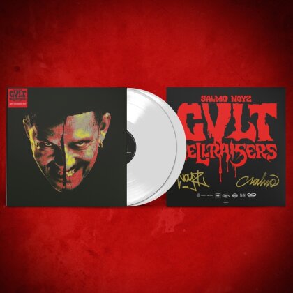 Salmo & Noyz - Cvlt - Hellraisers (Autografado, Limited Edition, White Vinyl, 2 LPs)