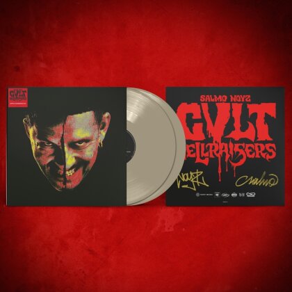 Salmo & Noyz - Cvlt - Hellraisers (Autografado, Limited Edition, Gold Colored Vinyl, 2 LPs)