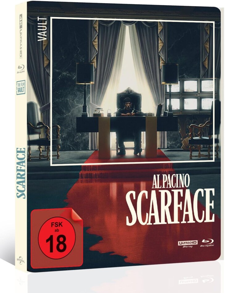 Scarface (1983) The Film Vault, Limited Edition, Steelbook, 4K Ultra HD + Blu-ray