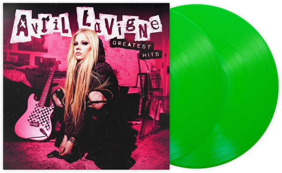Avril Lavigne - Greatest Hits Limited Edition, neon green vinyl, 2 LPs