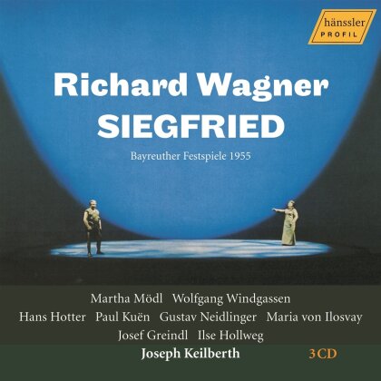 Richard Wagner (1813-1883), Joseph Keilberth, Martha M&ouml;dl & Wolfgang Windgassen - Siegfried (Bayreuther Festspiele 1955) (3 CD)
