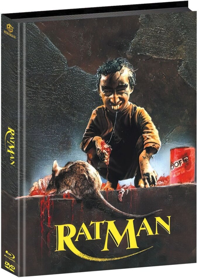 RatMan (1988) Cover B, Édition Limitée, Mediabook, Blu-ray + DVD