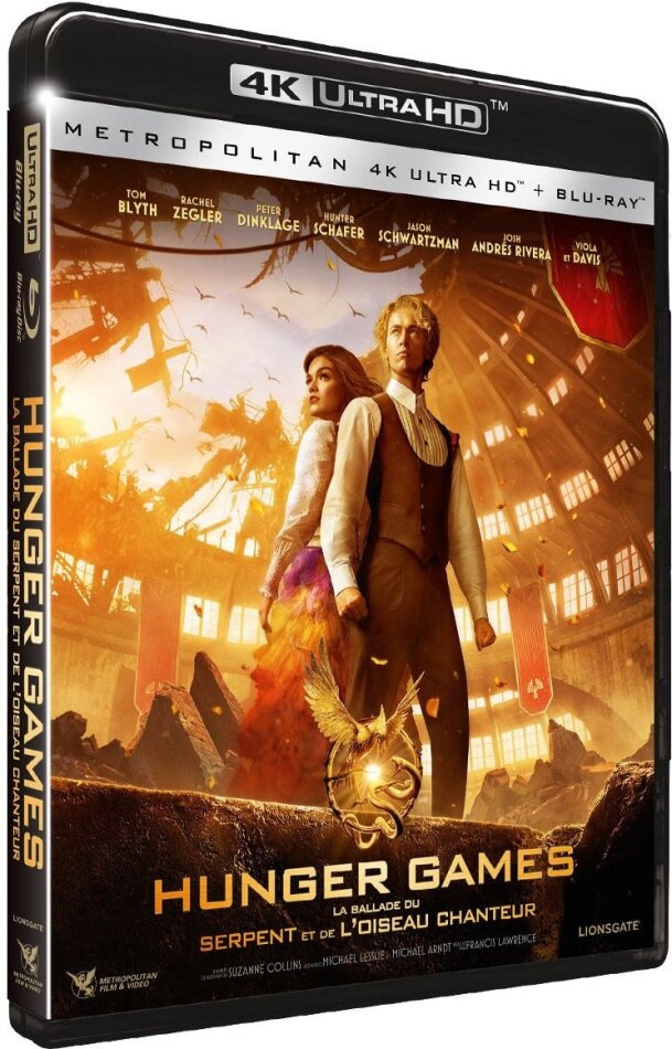 Hunger Games: La ballade du serpent et de l'oiseau chanteur (2023) 4K Ultra HD + Blu-ray