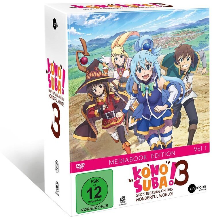 KonoSuba 3 - Staffel 3 - Vol. 1 + Sammelschuber, Limited Edition, Mediabook