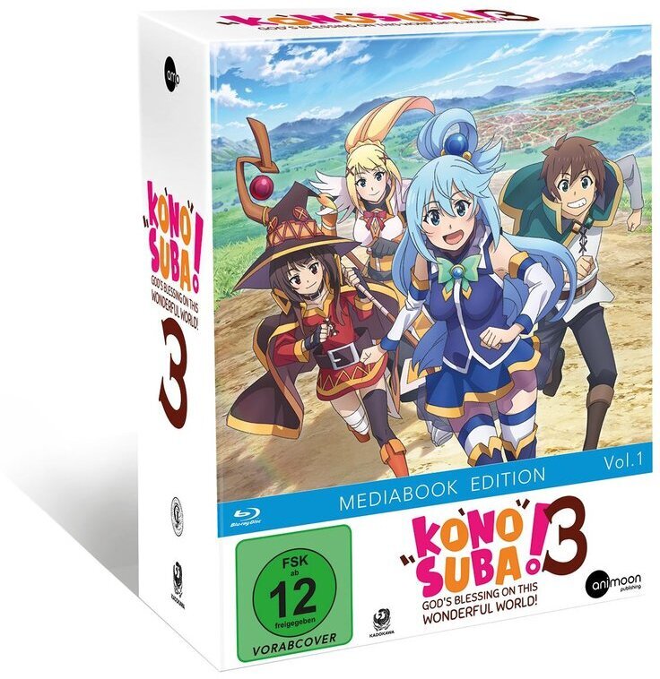 KonoSuba 3 - Staffel 3 - Vol. 1 + Sammelschuber, Limited Edition, Mediabook