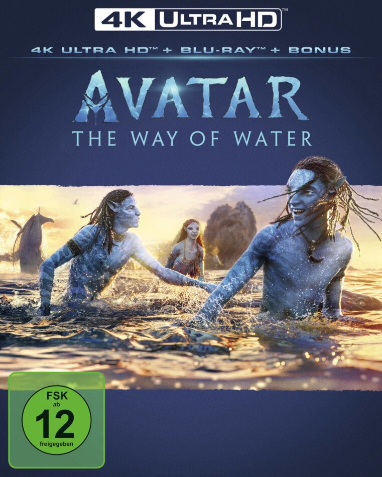 Avatar: The Way of Water - Avatar 2 (2022) Neuauflage, 4K Ultra HD + 2 Blu-rays