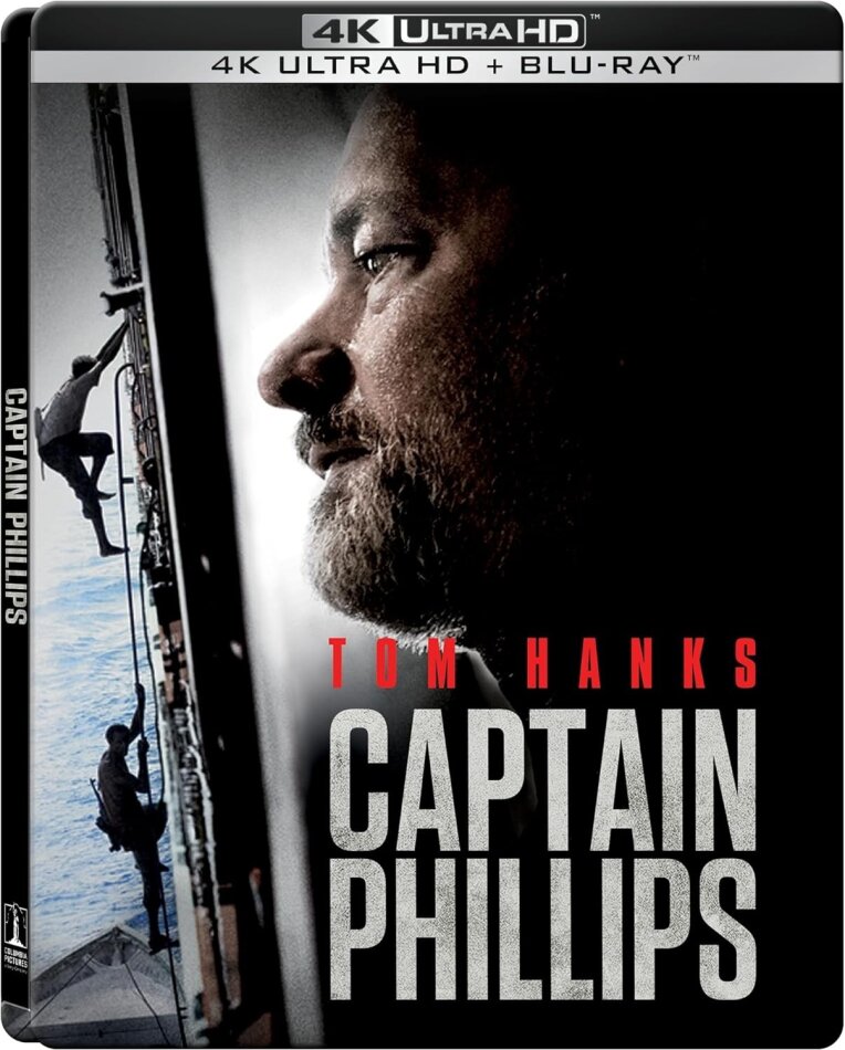 Captain Phillips (2013) Limited Edition, Steelbook, 4K Ultra HD + Blu-ray