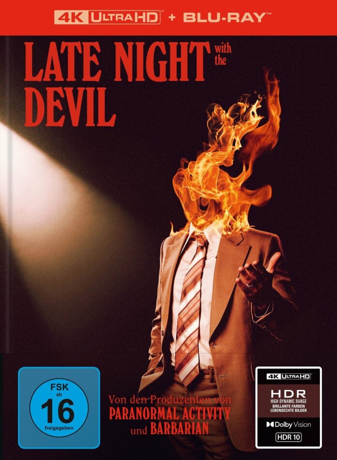 Late Night with the Devil (2023) Limited Collector's Edition, Mediabook, 4K Ultra HD + Blu-ray