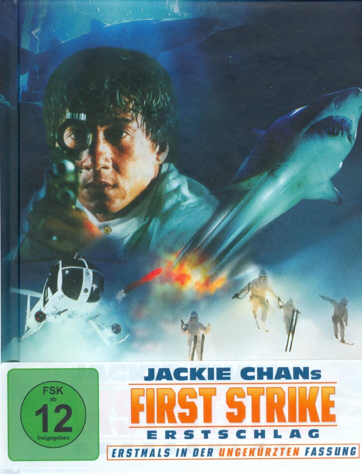 Jackie Chan’s First Strike - Erstschlag (1996) Kinoversion, Langfassung, Mediabook, Uncut, 2 Blu-rays