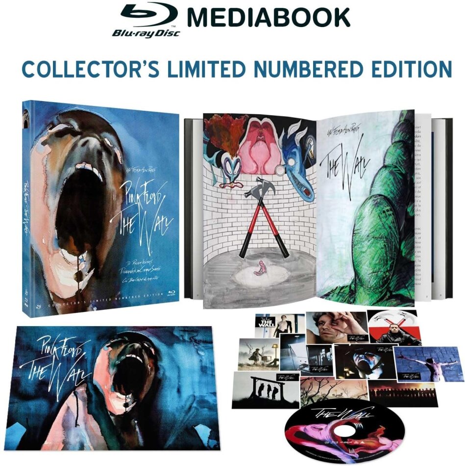 Pink Floyd - The Wall (1982) Numbered Edition, Limited Collector's Edition, Mediabook