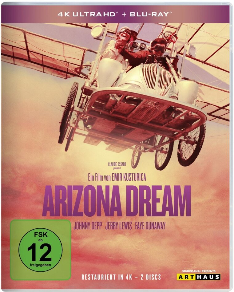 Arizona Dream (1993) Arthaus, Restaurierte Fassung, 4K Ultra HD + Blu-ray