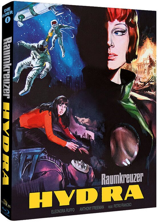 Raumkreuzer Hydra (1966) Cover D, Limited Edition, Mediabook, 2 Blu-rays