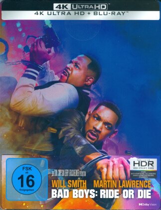Bad Boys: Ride or Die - Bad Boys 4 (2024) (Limited Edition, Steelbook, 4K Ultra HD + Blu-ray)