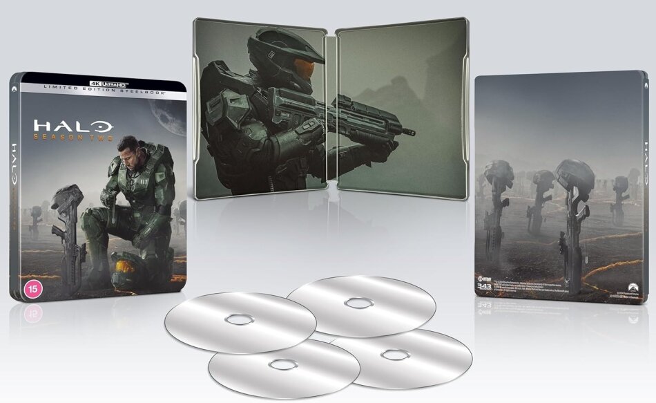 Halo - Season 2 Limited Edition, Steelbook, 4 4K Ultra HDs