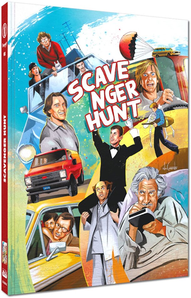 Scavenger Hunt (1979) Cover B, Limited Edition, Mediabook, Blu-ray + DVD