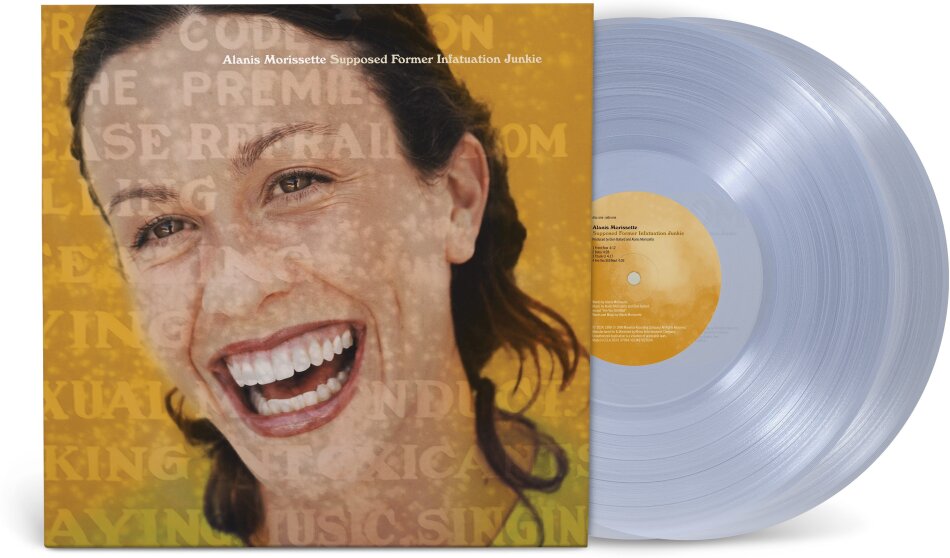 Alanis Morissette - Supposed Former Infatuation Junkie 2024 Reissue, Thank U Edition, Rhino, Limited Edition, Crystal Clear Vinyl, 2 LPs