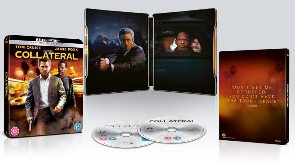 Collateral (2004) Limited Edition, Steelbook, 4K Ultra HD + Blu-ray