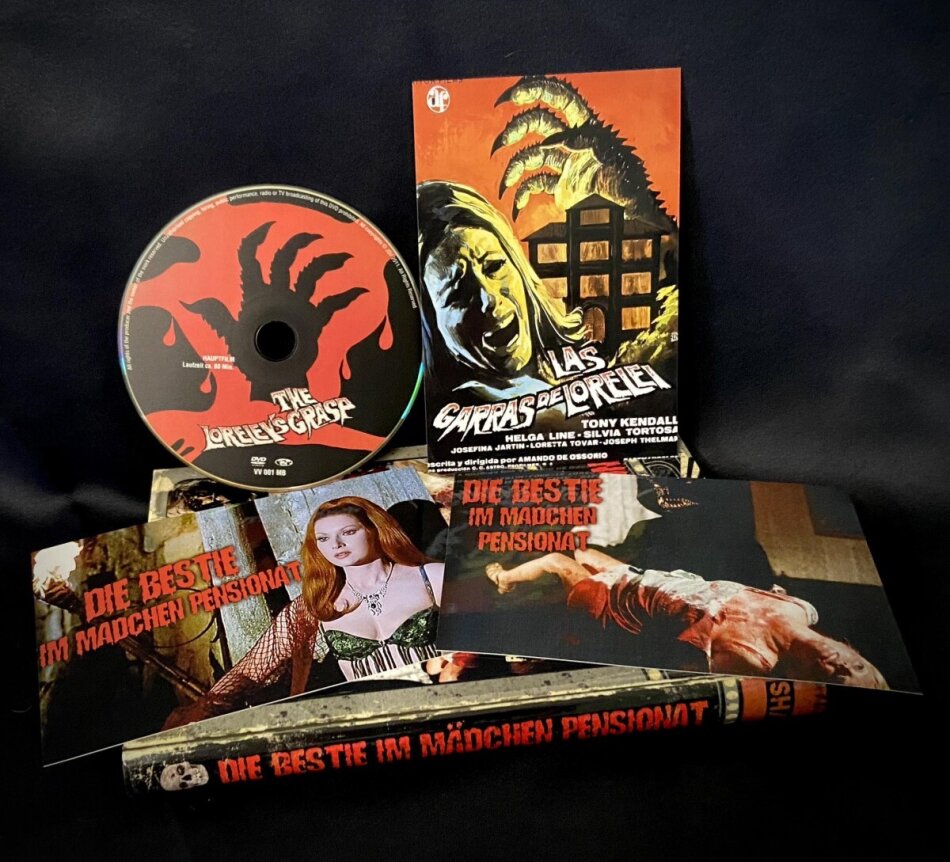 Die Bestie im Mädchen Pensionat (1974) Hartbox, Rotten VHS Look, Limited Edition