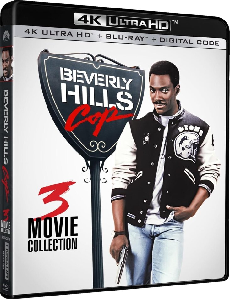 Beverly Hills Cop 1-3 - 3-Movie Collection Repackaged, 3 4K Ultra HDs + 3 Blu-rays