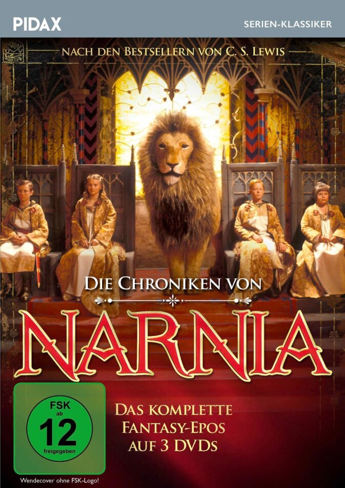 Die Chroniken von Narnia - Das komplette Fantasy-Epos Pidax Serien-Klassiker, 3 DVD