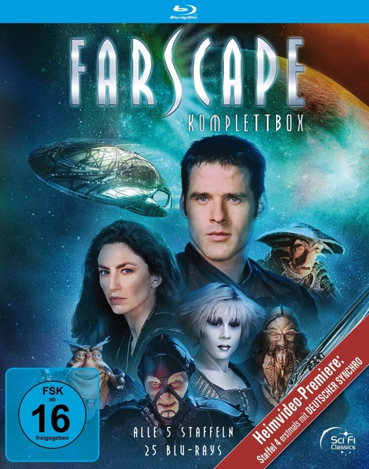 Farscape - Komplettbox Sci Fi Classics, 25 Blu-rays