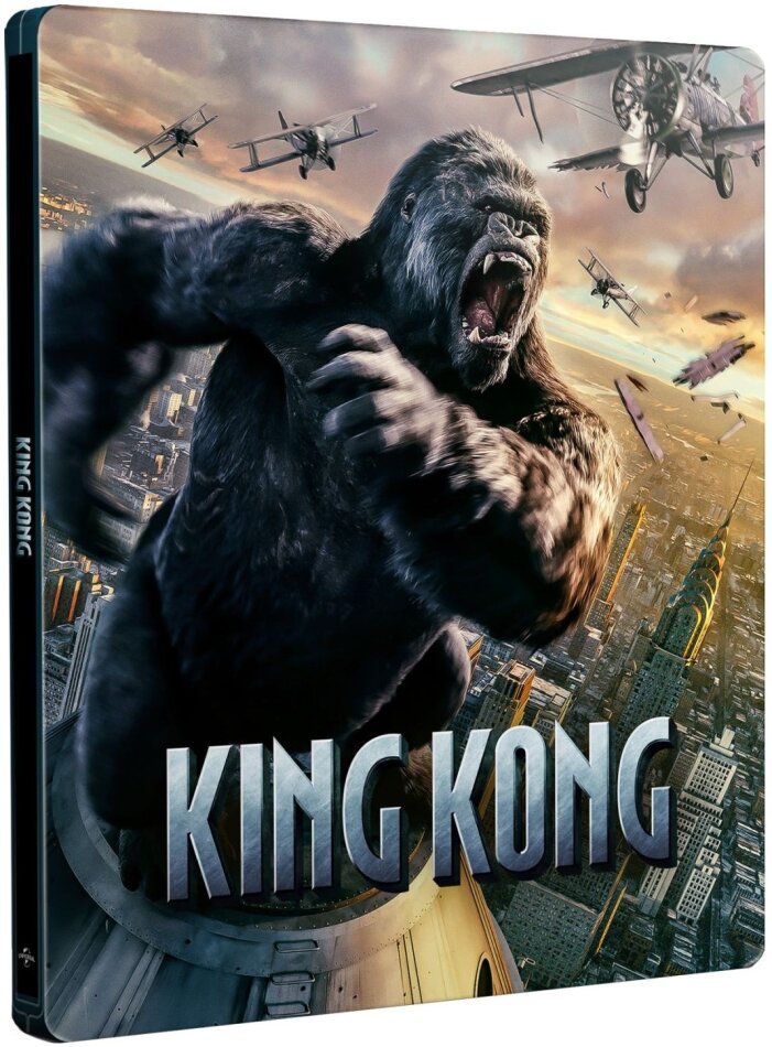 King Kong (2005) Limited Edition, Steelbook, 4K Ultra HD + 2 Blu-rays
