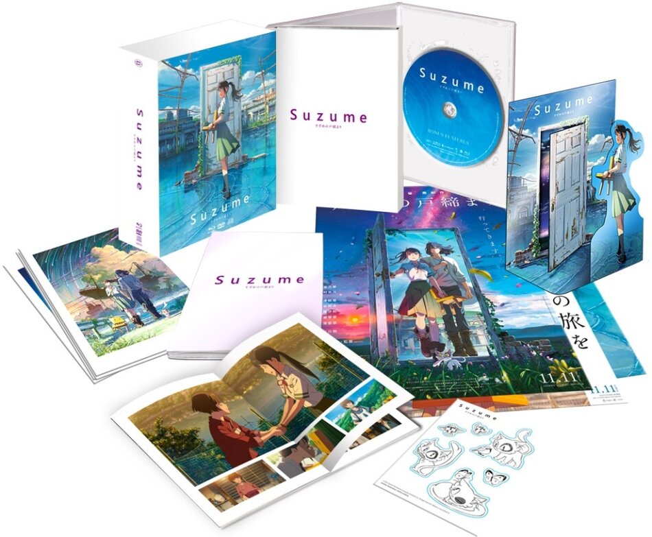 Suzume (2022) Limited Collector's Edition, 2 Blu-rays + DVD + CD