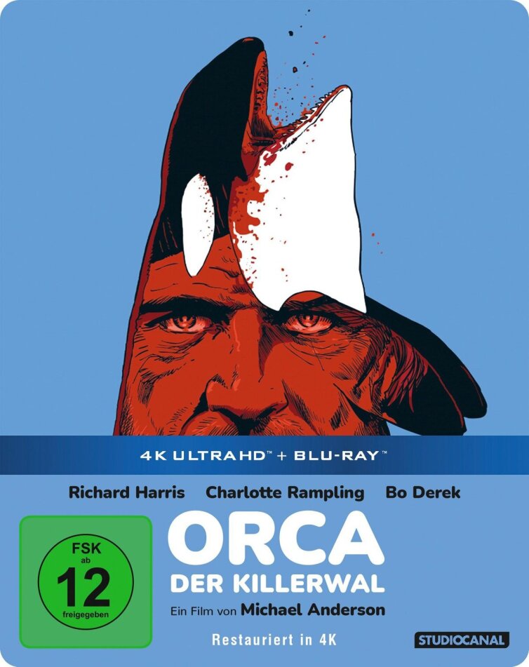 Orca - Der Killerwal (1977) Limited Edition, Restaurierte Fassung, Steelbook, 4K Ultra HD + Blu-ray